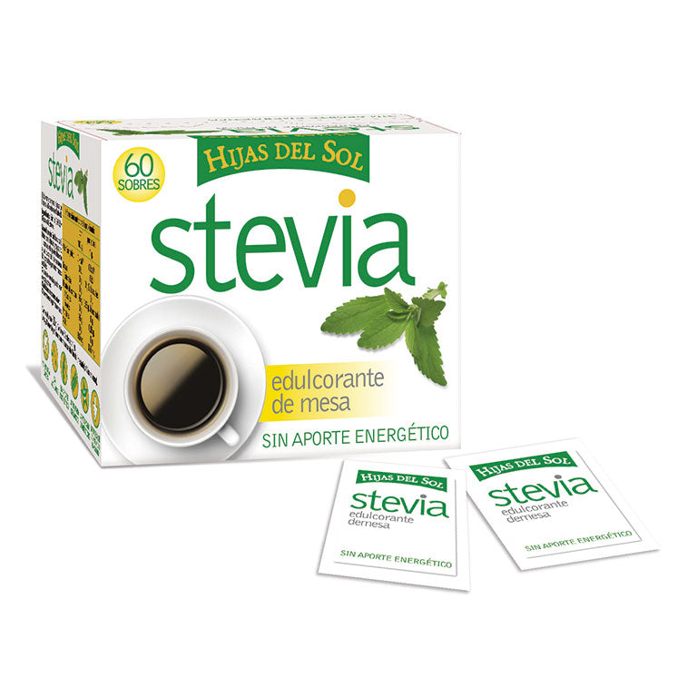 Hijas-Del-Sol-Stevia-Edulcorante-60-Sobres-Biopharmacia,-Parafarmacia-online