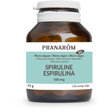 Pranarom-Espirulina-Bio-150-Comprimidos-500Mg-Microalgas-Biopharmacia,-Parafarmacia-online