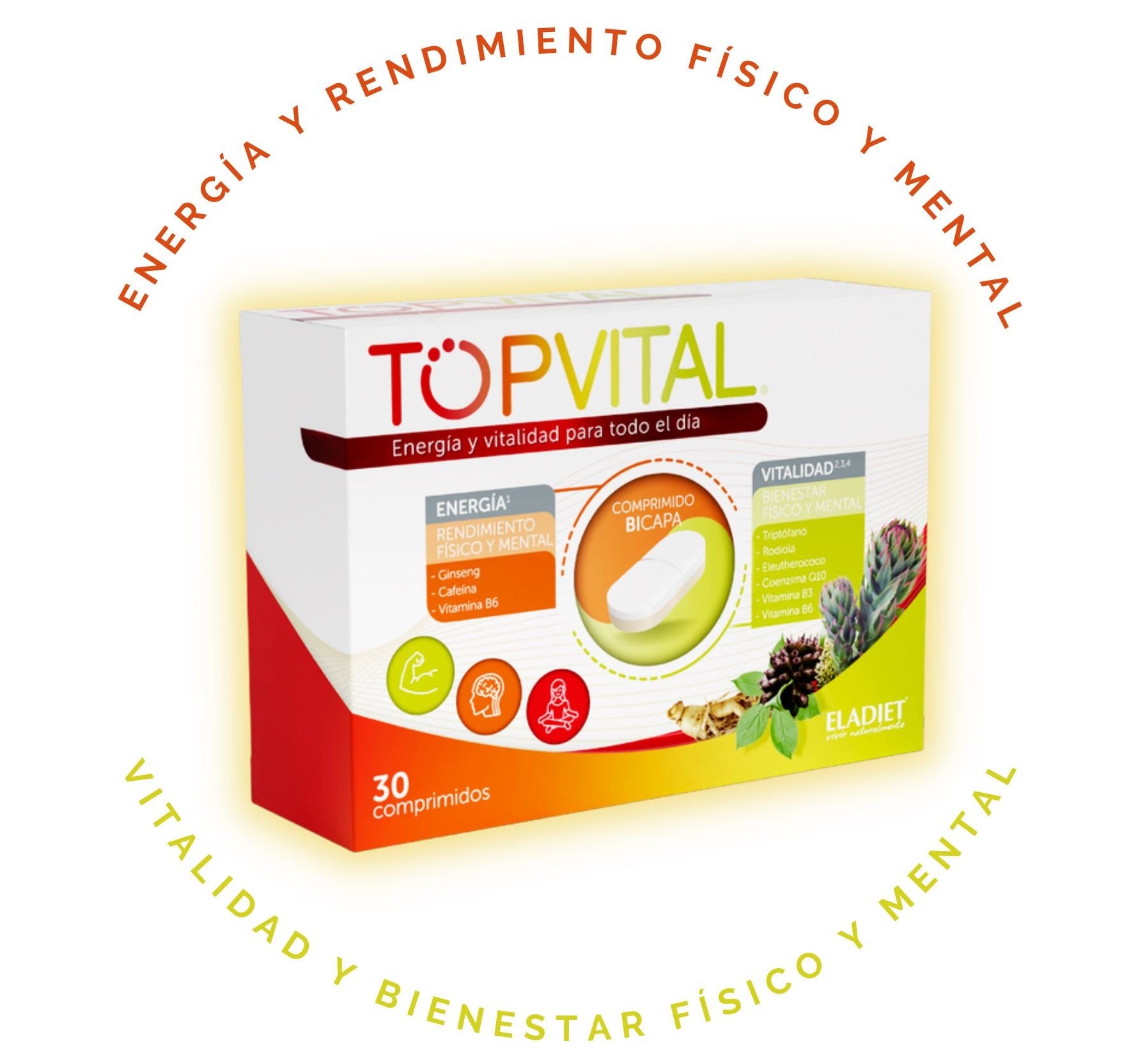 Eladiet - Eladiet TopVital 30 comprimidos (Vitalidad)