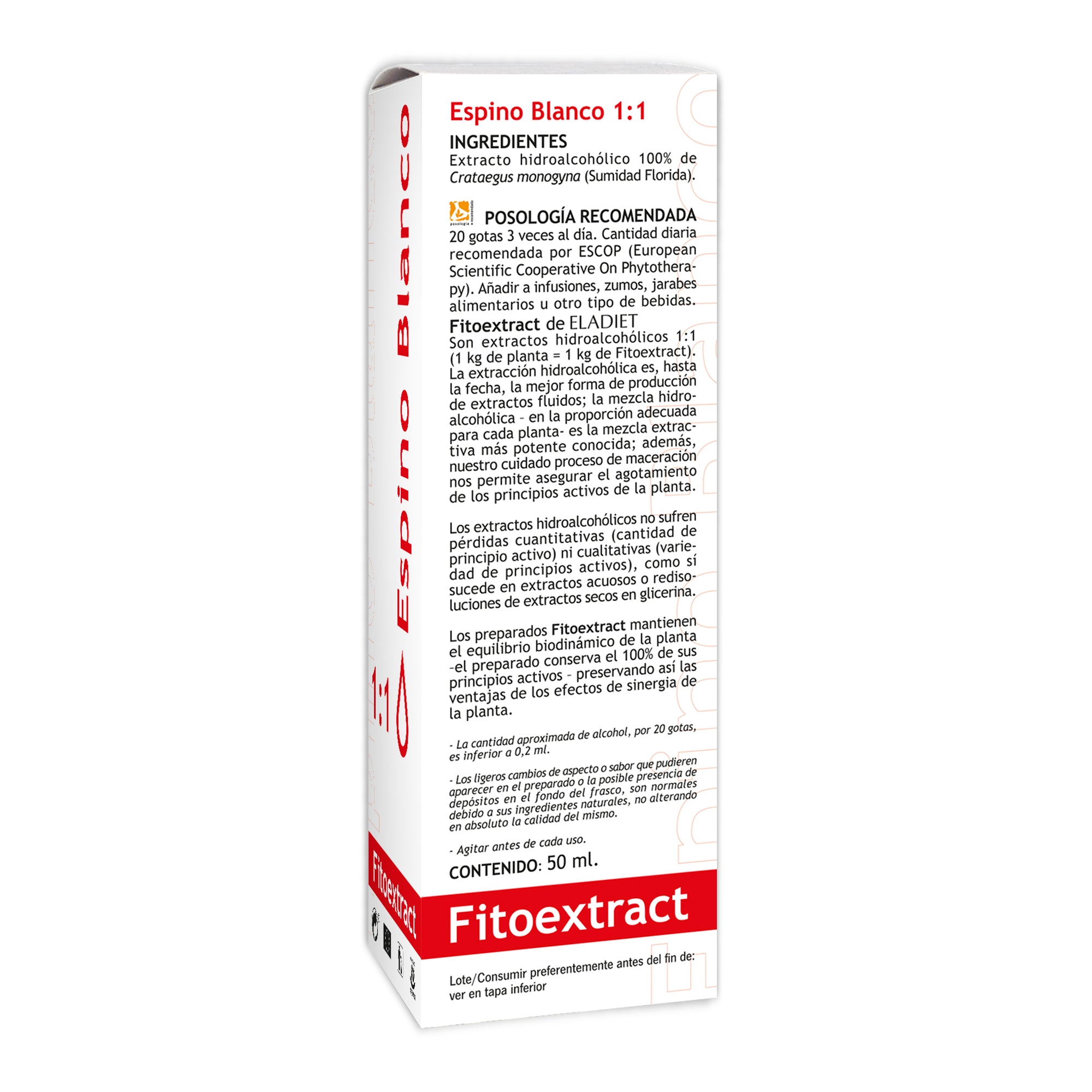 Eladiet - Fitoextrac Espino Blanco 50Ml - Biopharmacia, Parafarmacia online