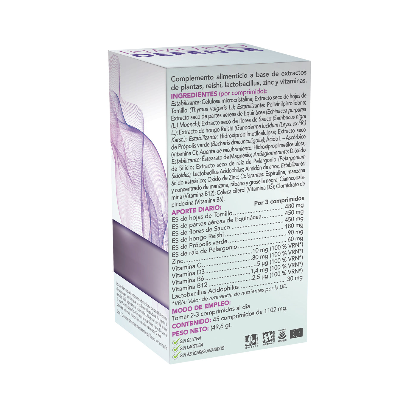 Eladiet - Inmuno Defense 45 Comprimidos - Biopharmacia, Parafarmacia online