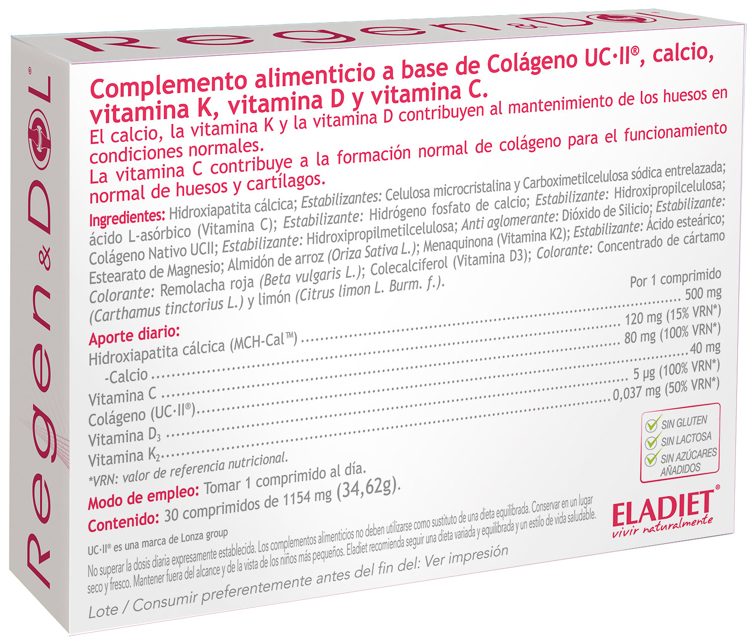 Eladiet - Regendol Colageno Ii - Biopharmacia, Parafarmacia online
