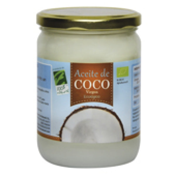 100%-Natural-Aceite-De-Coco-Virgen-Ecológico.-Frasco-Cristal-De-500Ml--Biopharmacia,-Parafarmacia-online