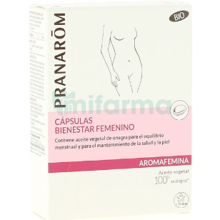Pranarom-Bienestar-Femenino-Onagra-Bio-30-Perlas-Biopharmacia,-Parafarmacia-online