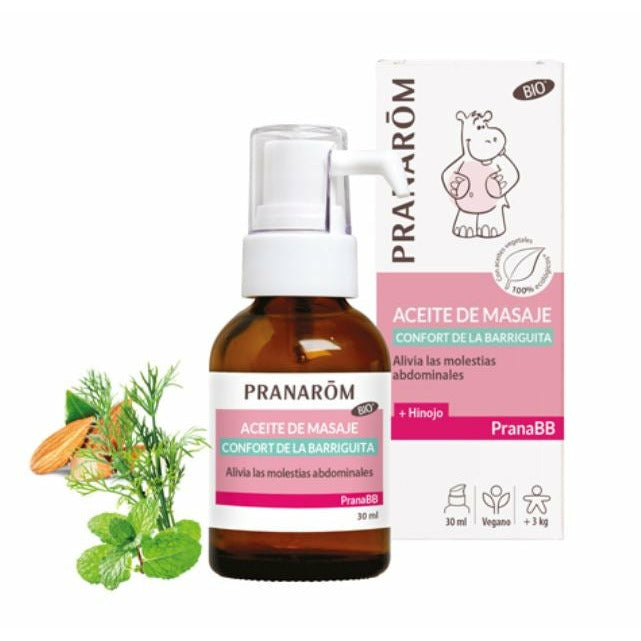 Pranarom-Aceite-De-Masaje-Confort-Barriguita-Bio-30Ml-Pranabb-Biopharmacia,-Parafarmacia-online