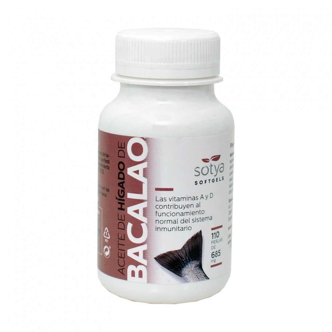 Sotya-Higado-Bacalao-685-Mg-110-Perlas-Biopharmacia,-Parafarmacia-online