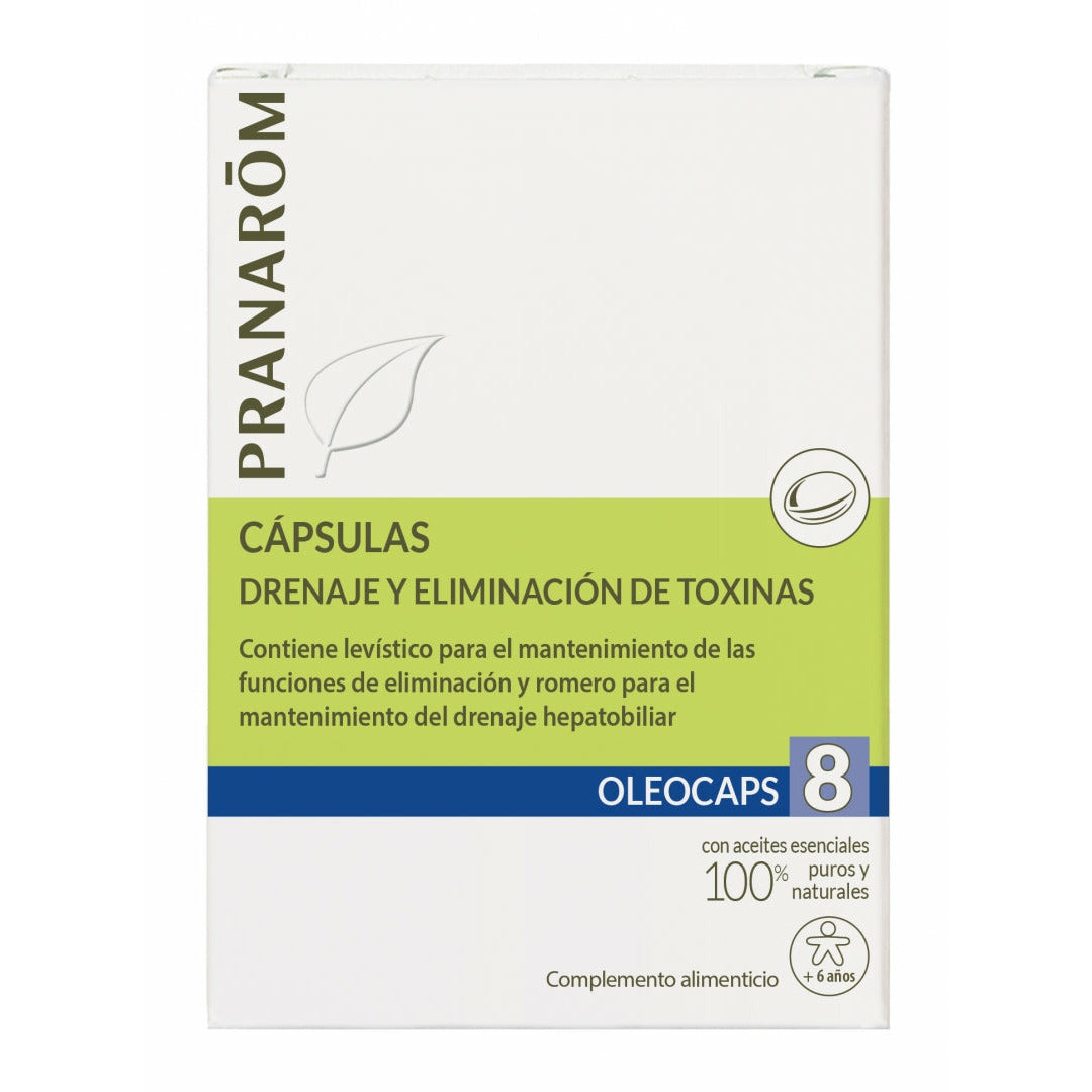 Pranarom-8-Depuracion-30-Cápsulas-Oleocaps-Biopharmacia,-Parafarmacia-online