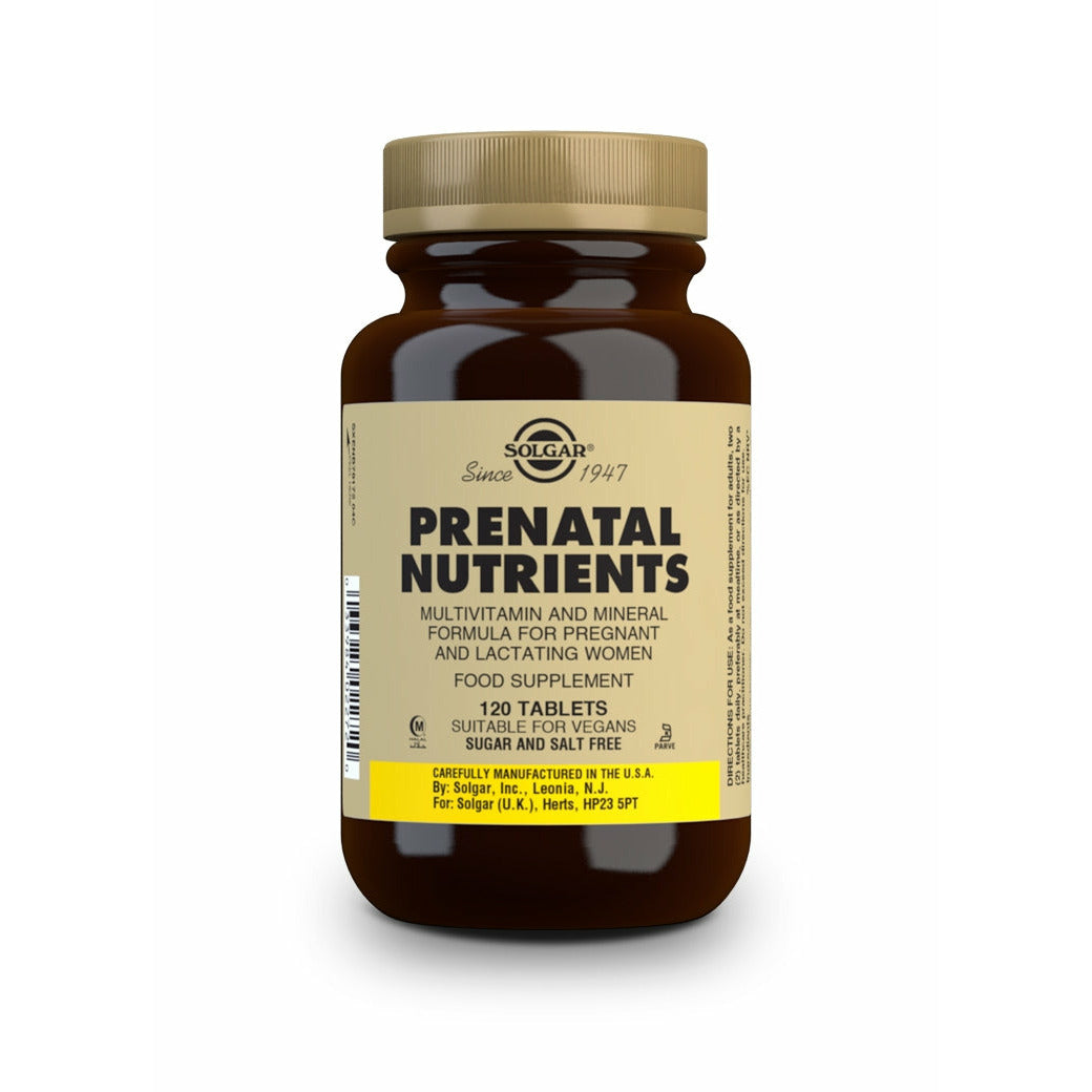 Solgar-Nutrientes-Prenatales-120-Comprimidos-Biopharmacia,-Parafarmacia-online