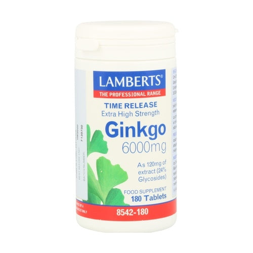 Lamberts-Ginkgo-Biloba-6000Mg-180-Tabletas--ENVÍO-GRATIS-Biopharmacia,-Parafarmacia-online