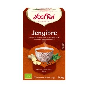 Yogi Tea - Te Yogi Jengibre Eco 17 Bolsitas - Biopharmacia, Parafarmacia online