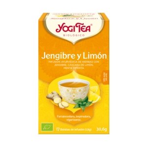 Yogi Tea - Te Yogi Jengibre-Limon Eco 17 Bolsitas - Biopharmacia, Parafarmacia online