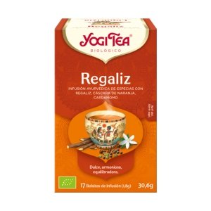Yogi Tea - Te Yogi Regaliz Eco 17 Bolsitas - Biopharmacia, Parafarmacia online