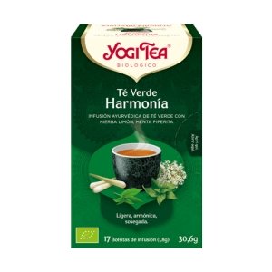 Yogi Tea - Te Yogi Verde Armonia Eco 17 Bolsitas - Biopharmacia, Parafarmacia online