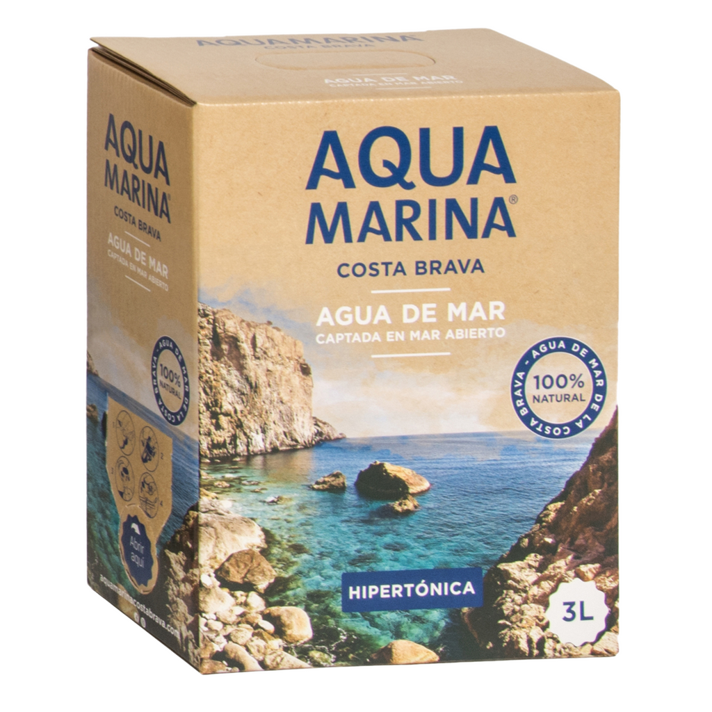 Caja Agua de mar ultra-filtrada hipertónica-750 ml x12 uds (IBIZA Y FORMENTERA  AGUA DE MAR)