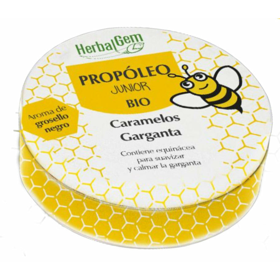 Herbalgem-Caramelos-Propóleo-Junior-45-Caramelos-Bio-Biopharmacia,-Parafarmacia-online