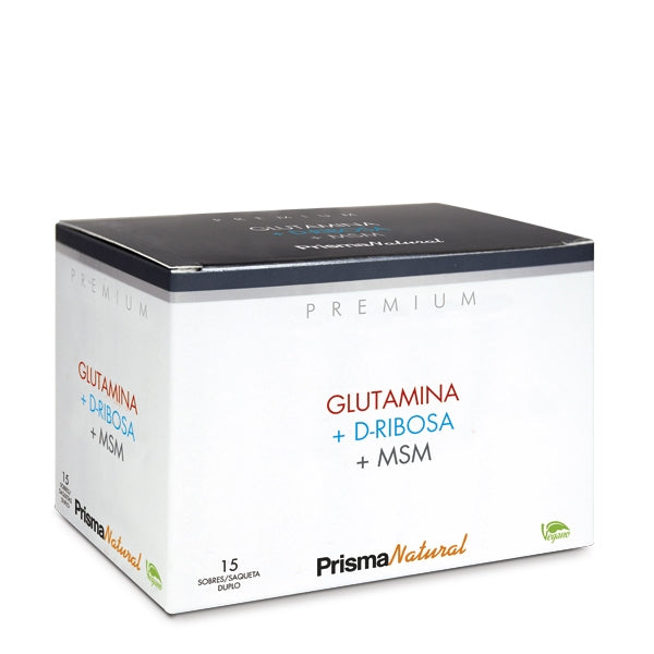 Prisma-Natural-Glutamina-+-Ribosa-+-Msm-15-Sticks-Biopharmacia,-Parafarmacia-online