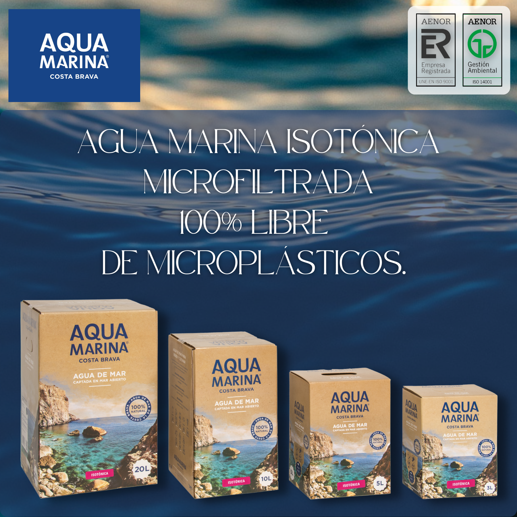 Agua Ibiza Formentera - Agua de Mar 3 Litros 100% Natural- En Biopharmacia  - Biopharmacia, Parafarmacia online