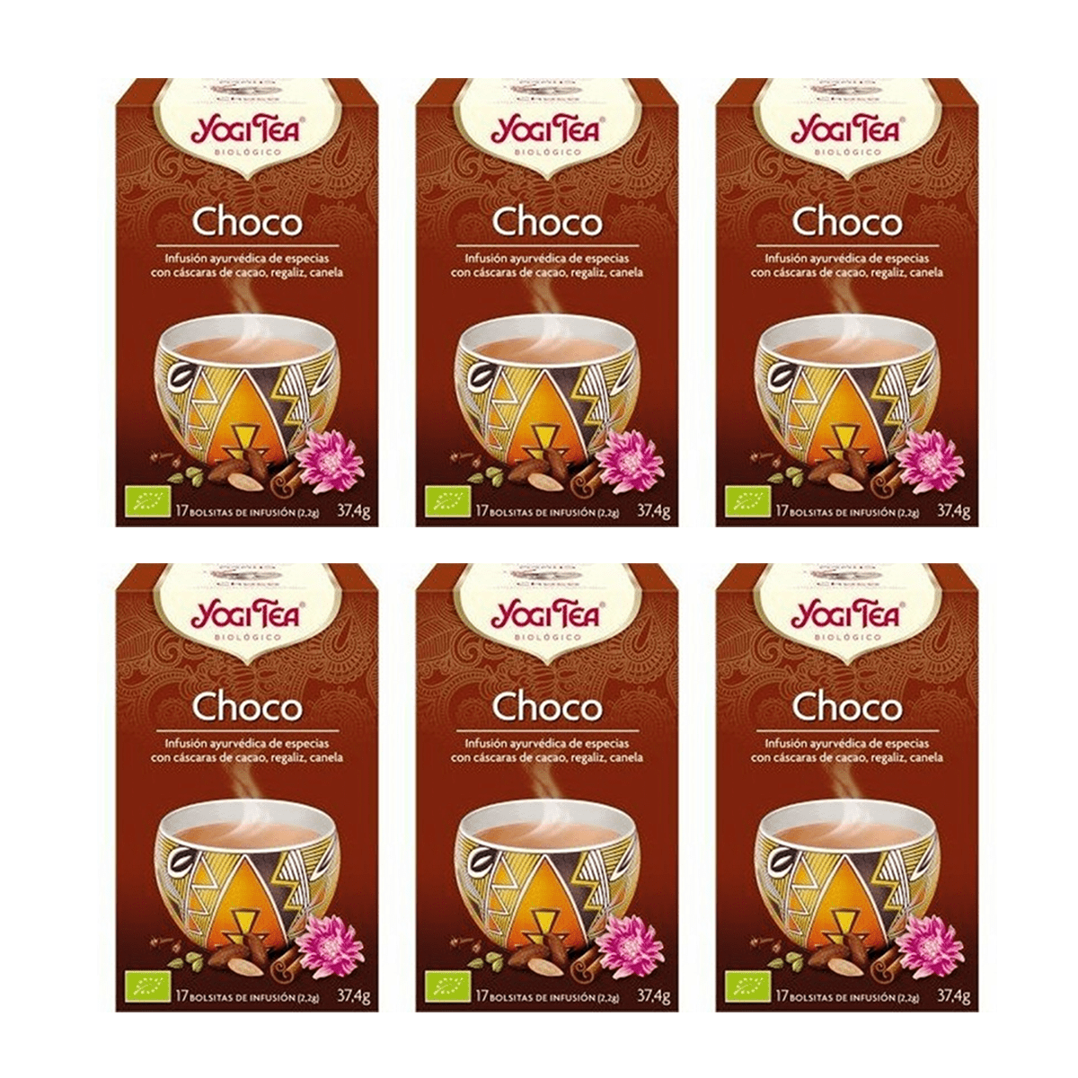 Pack Ahorro - Yogi Tea - Te Yogi Chocolate Eco 17 Bolsitas