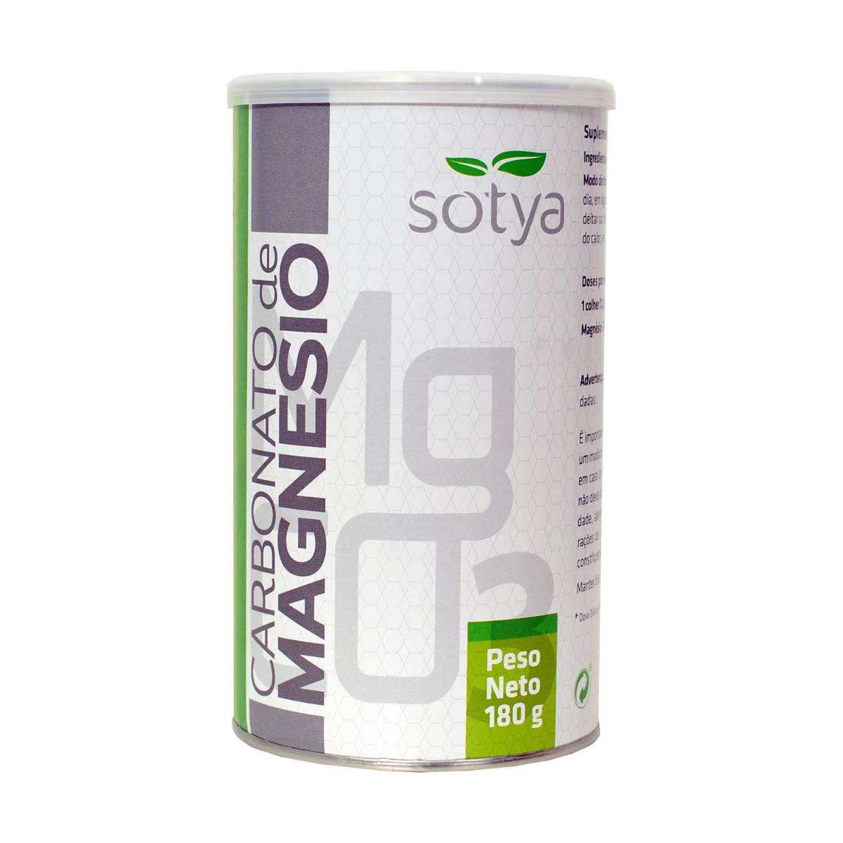 Sotya-Carbonato-Magnesio-Natural-180-Gramos-Biopharmacia,-Parafarmacia-online