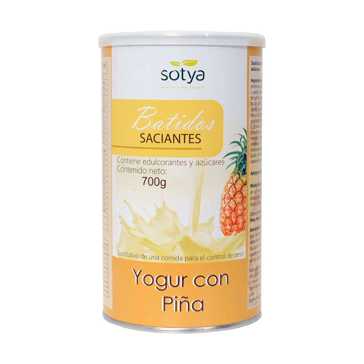 Sotya-Batido-Saciante-Yogur-Piña-700-Gramos-Biopharmacia,-Parafarmacia-online