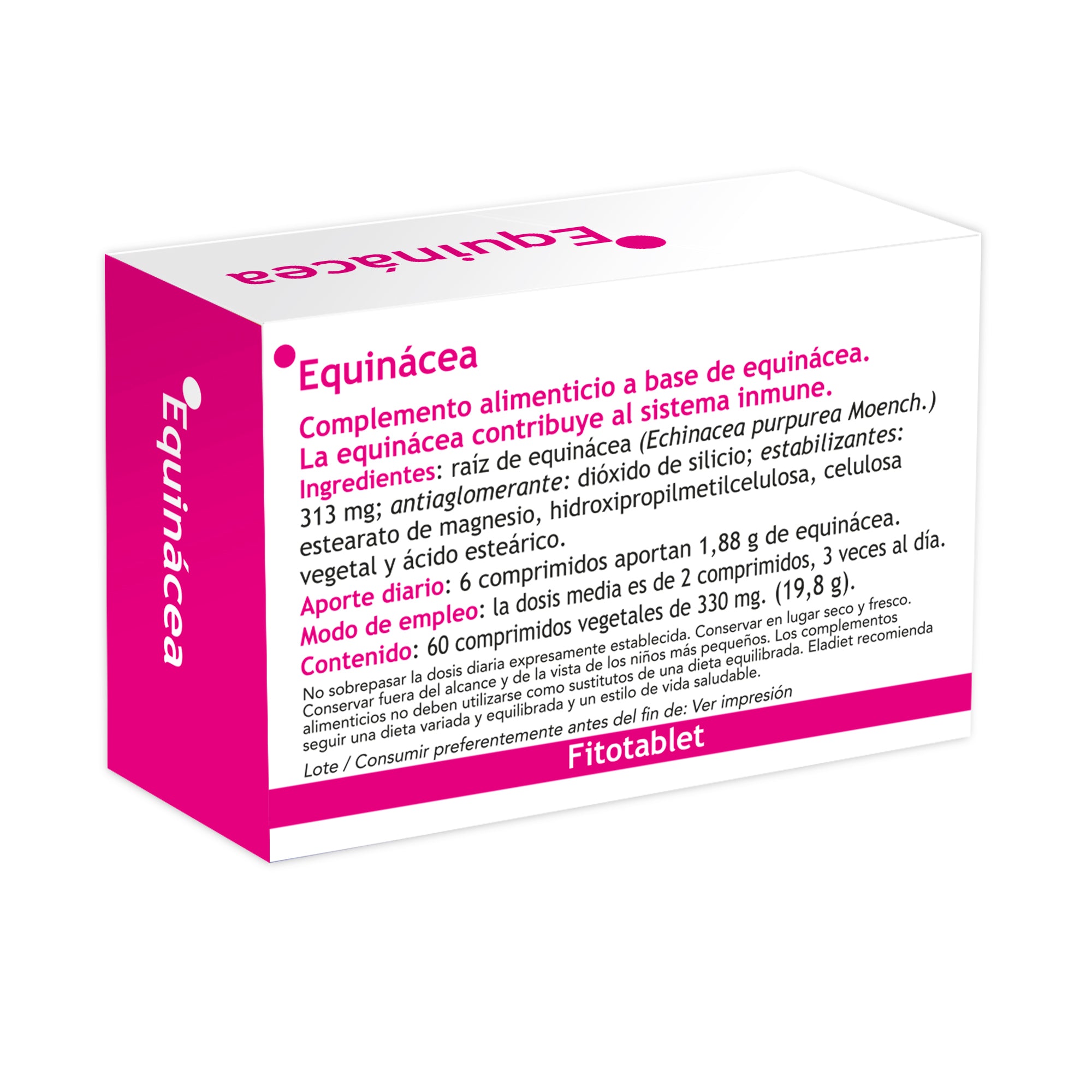 Eladiet - Fitotablet Equinacea 330Mg 60 Comprimidos - Biopharmacia, Parafarmacia online
