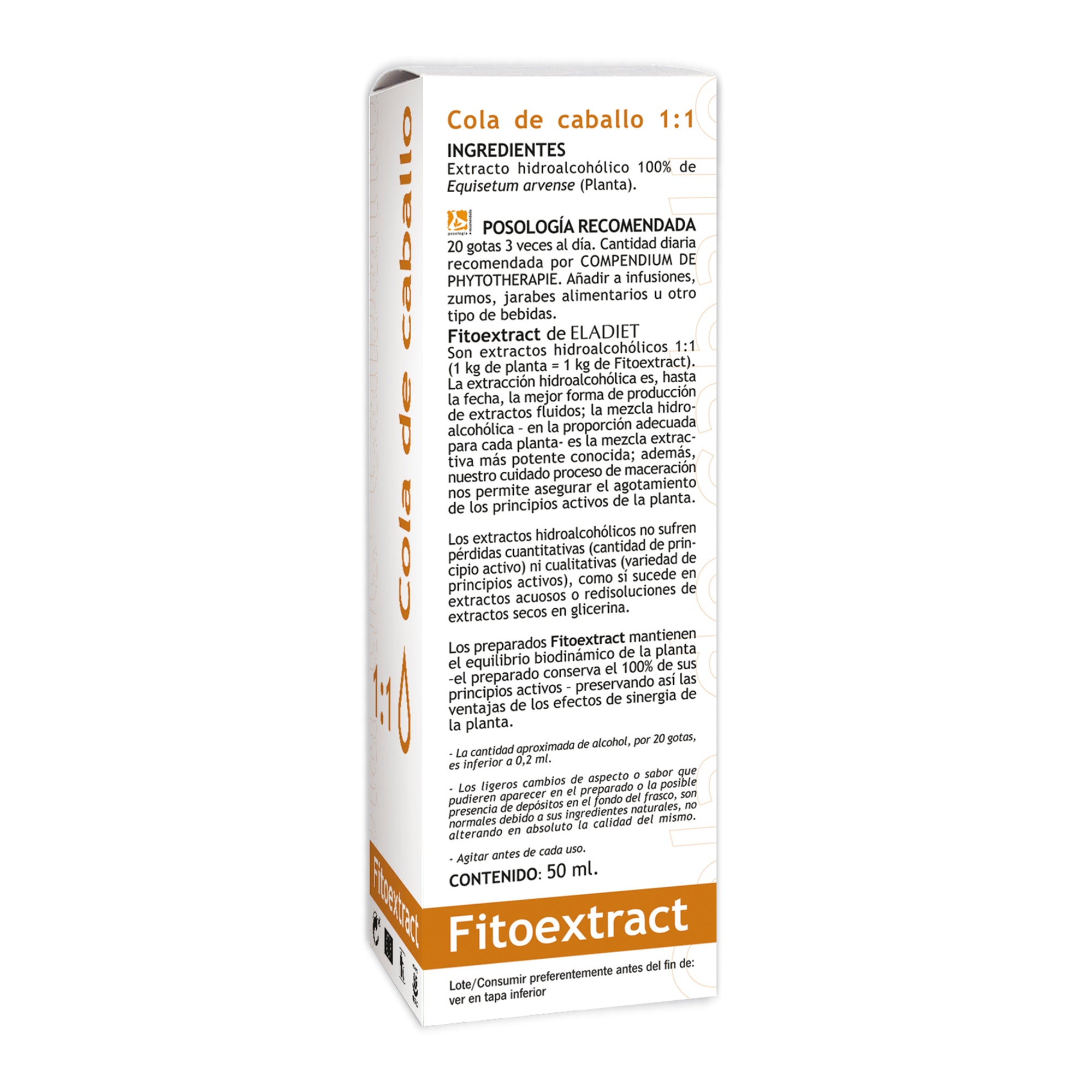 Eladiet - Fitoextrac Cola Caballo 50Ml - Biopharmacia, Parafarmacia online