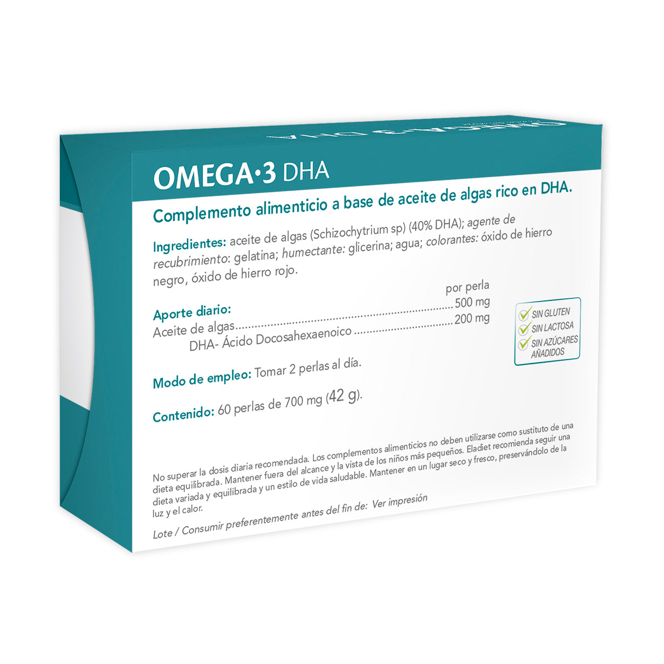 Eladiet - Omega 3 Eladiet 60 Perlas - Biopharmacia, Parafarmacia online