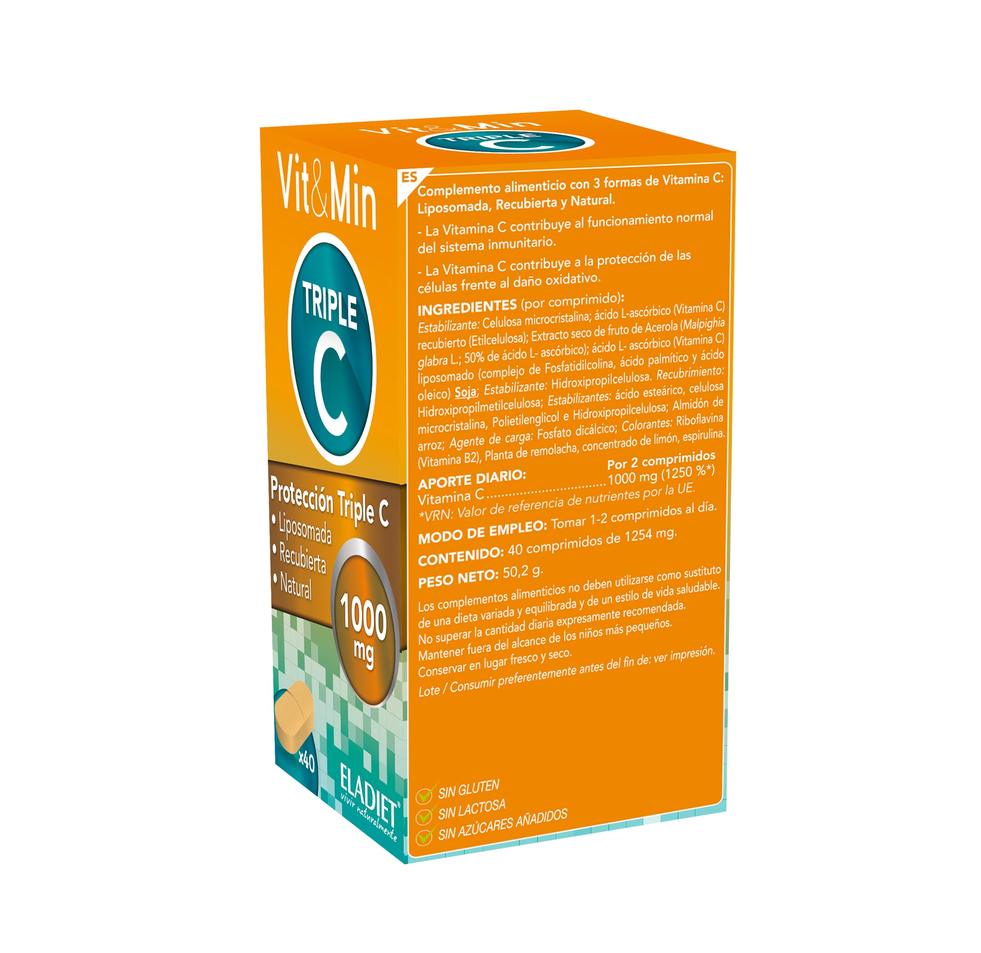 Eladiet - Triple C 40 Comprimidos - Biopharmacia, Parafarmacia online