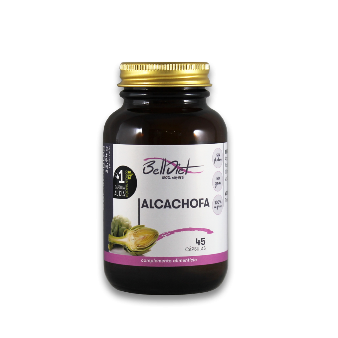 Belldiet-Alcachofa-45-Caps-Vegetales-Alta-Concentración-Biopharmacia,-Parafarmacia-online