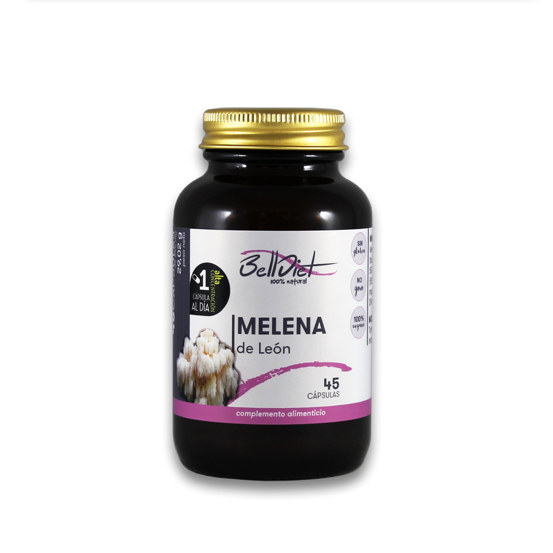 Belldiet-Melena-De-Leon-45-Caps-Vegetales-Biopharmacia,-Parafarmacia-online
