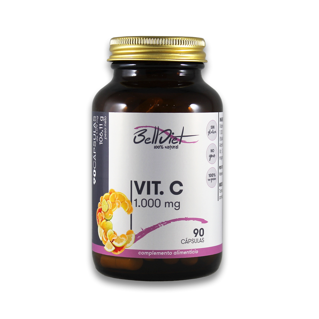 Belldiet-Vitamina-C-1000-Mg-90-Caps-Vegetale-Biopharmacia,-Parafarmacia-online