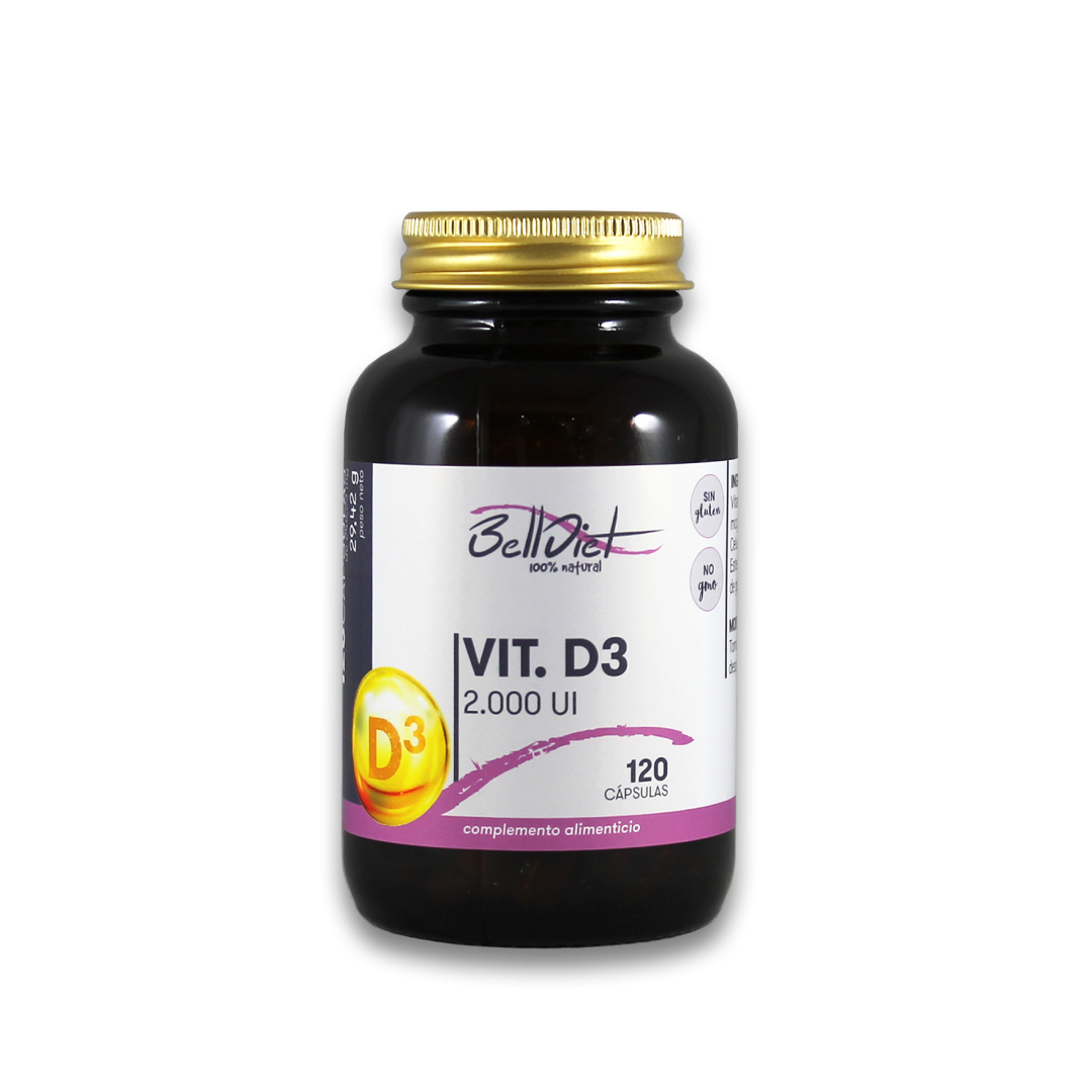 Belldiet-Vitamina-D3-120-Caps-Vegetales-Biopharmacia,-Parafarmacia-online