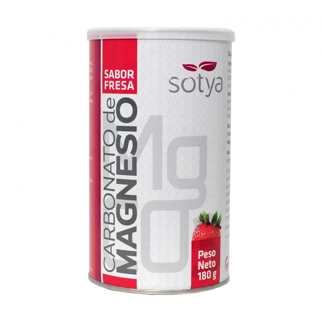 Sotya-Carbonato-De-Magnesio-Fresa-180-Gramos-Biopharmacia,-Parafarmacia-online