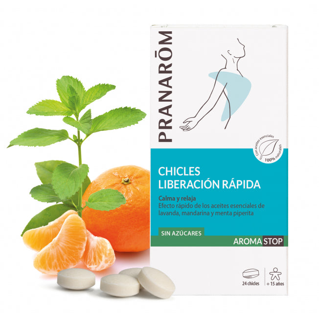 Pranarom-Chicles-Liberación-Rapida-24-Chicles-Biopharmacia,-Parafarmacia-online