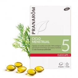 Pranarom-5-Ciclo-Menstrual-Bio-30-Cápsulas-Oleocaps-Biopharmacia,-Parafarmacia-online