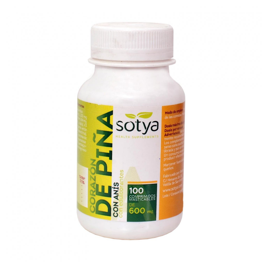Sotya-Corazon-Piña-100-Comprimidos-Biopharmacia,-Parafarmacia-online