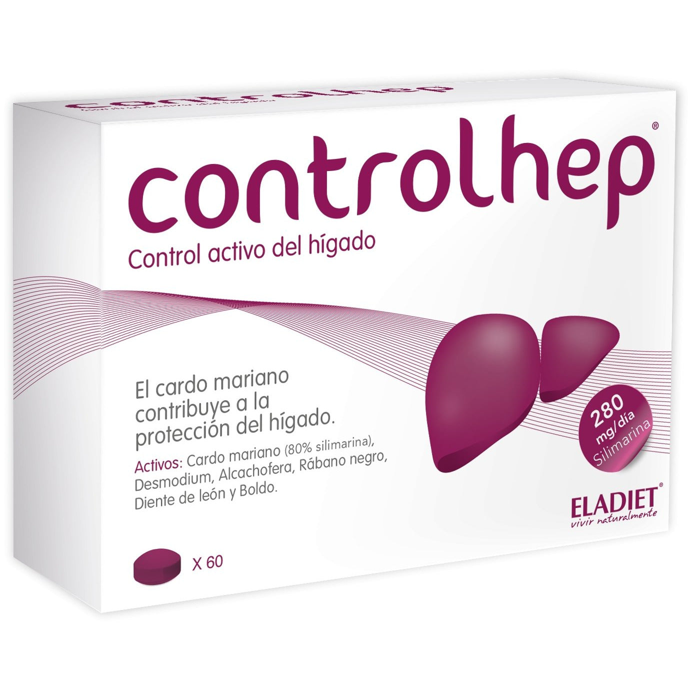 Eladiet - Controlhep 60 Comprimidos - Biopharmacia, Parafarmacia online