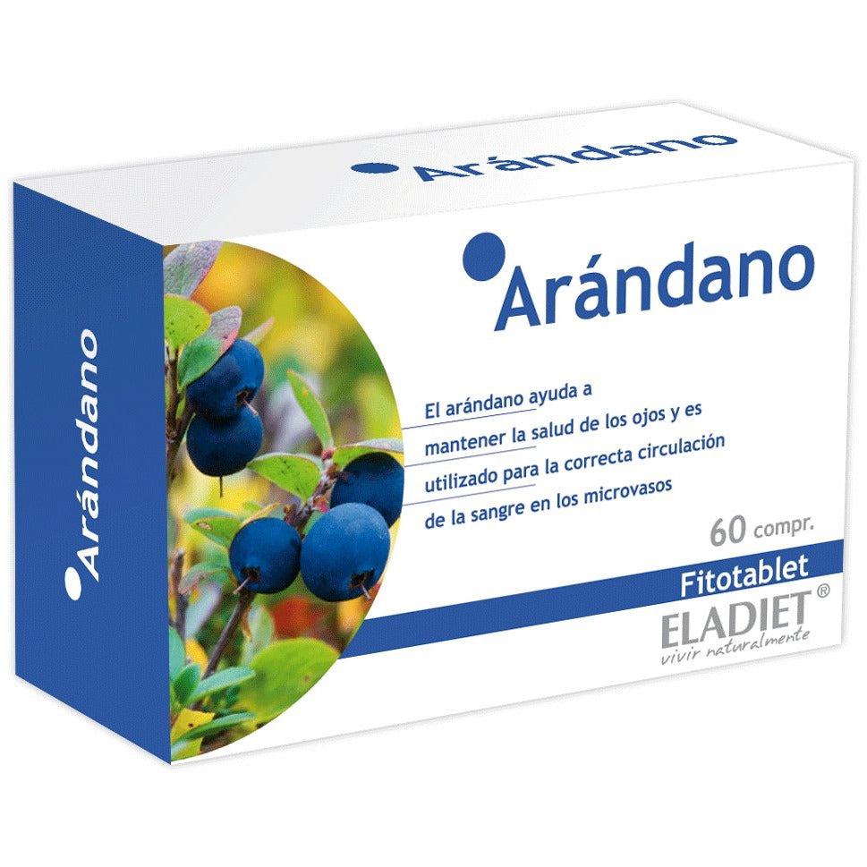 Eladiet - Fitotablet Arandano 330Mg 60 Comprimidos - Biopharmacia, Parafarmacia online