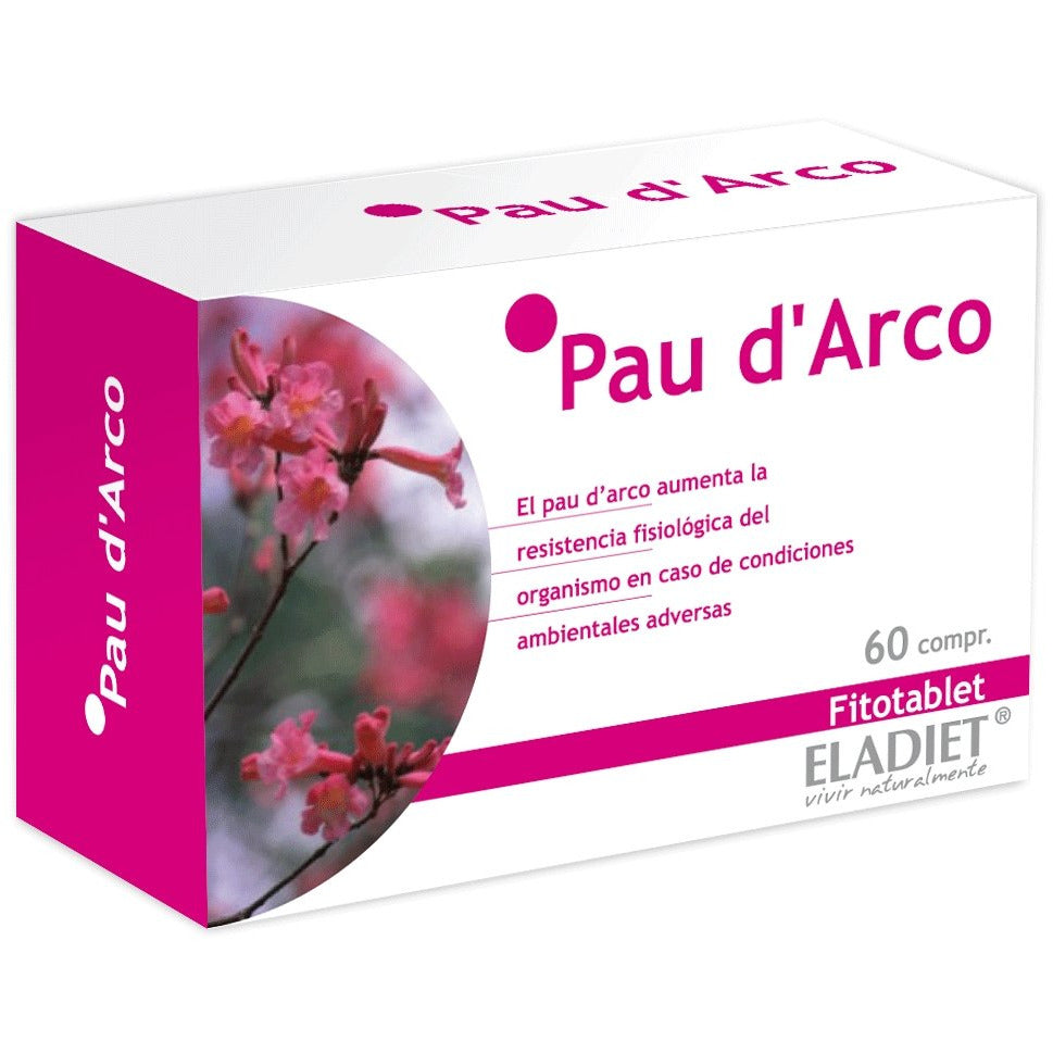 Eladiet - Fitotablet Pau D´Arco 330Mg 60 Comprimidos - Biopharmacia, Parafarmacia online
