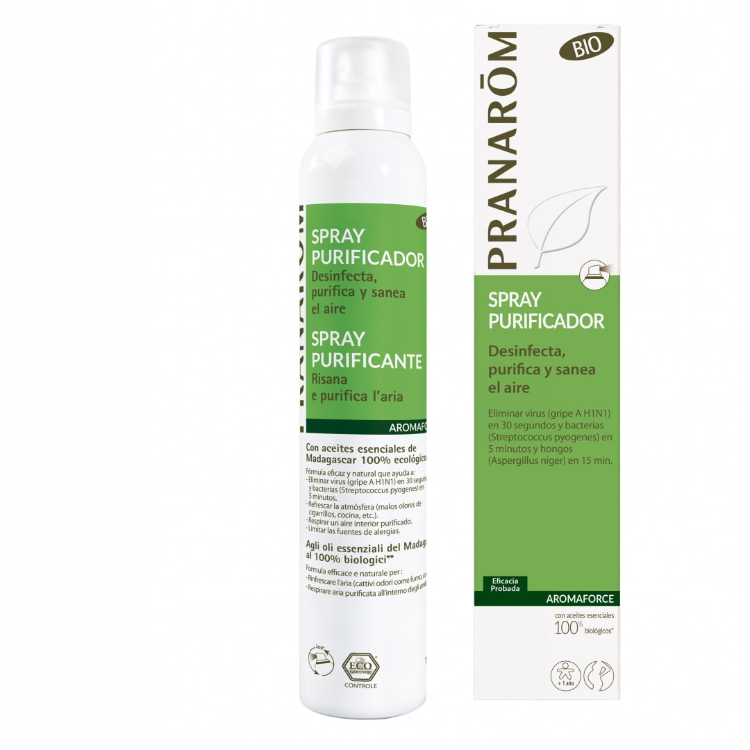 Pranarom-Spray-Purificador-Desinfecta,-Purifica-150Ml-Aromaforce-Biopharmacia,-Parafarmacia-online