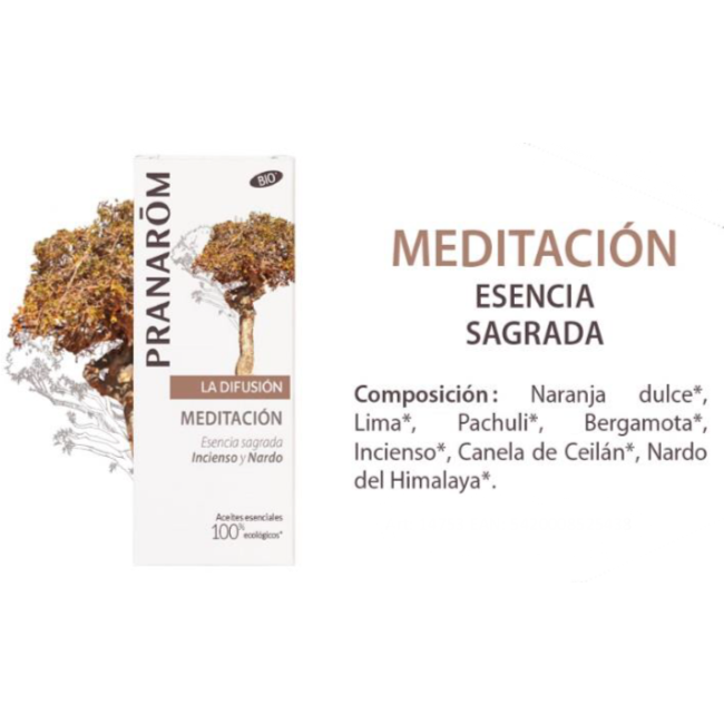 Pranarom-Meditacion-30Ml-Mezcla-Difusi-Esencia-Sagrada-Biopharmacia,-Parafarmacia-online