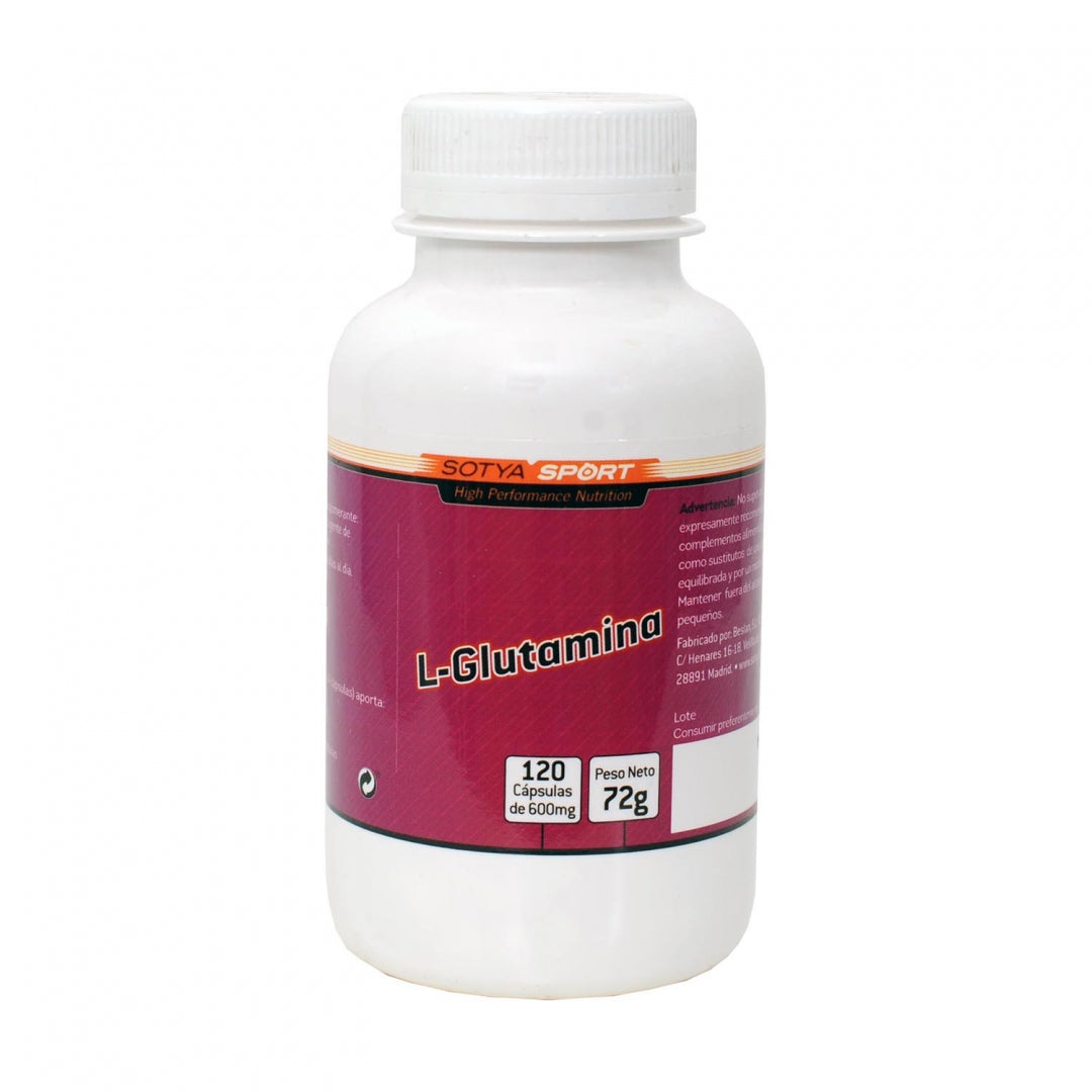 Sotya-L--Glutamina-600Mg-120-Capsulas-Biopharmacia,-Parafarmacia-online
