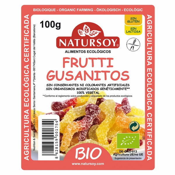 Natursoy-Frutti-Gusanitos-100Gr-Biopharmacia,-Parafarmacia-online