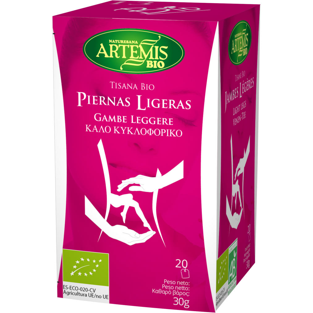 Artemis-Bio-Tisana-Bio-Piernas-Ligeras-20-Filtros-Biopharmacia,-Parafarmacia-online