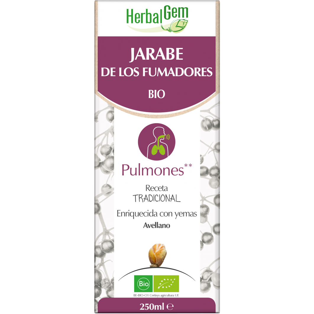 Herbalgem-Jarabe-Fumadores-Bio-250-Ml-Biopharmacia,-Parafarmacia-online