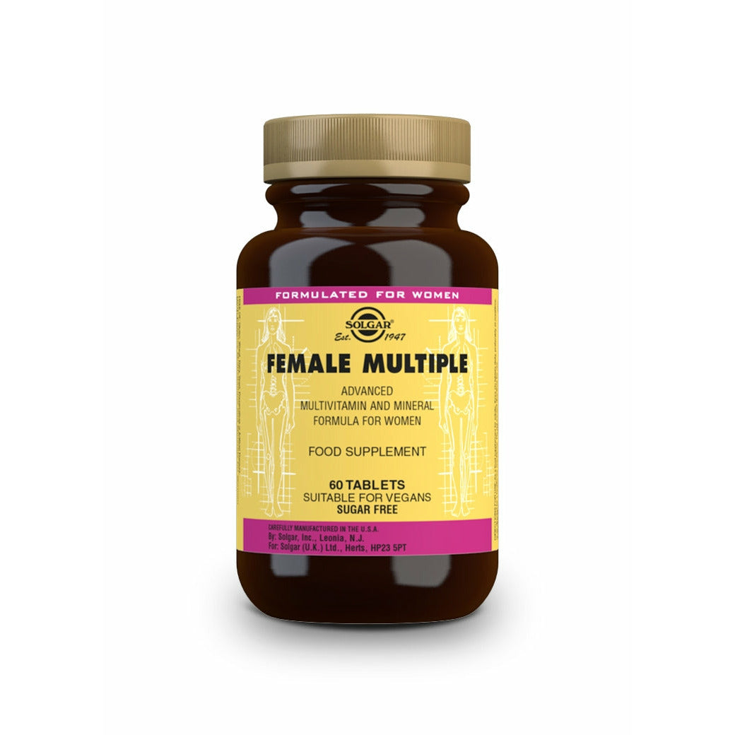 Solgar-Female-Múltiple-(Para-La-Mujer)-60-Comprimidos-Biopharmacia,-Parafarmacia-online