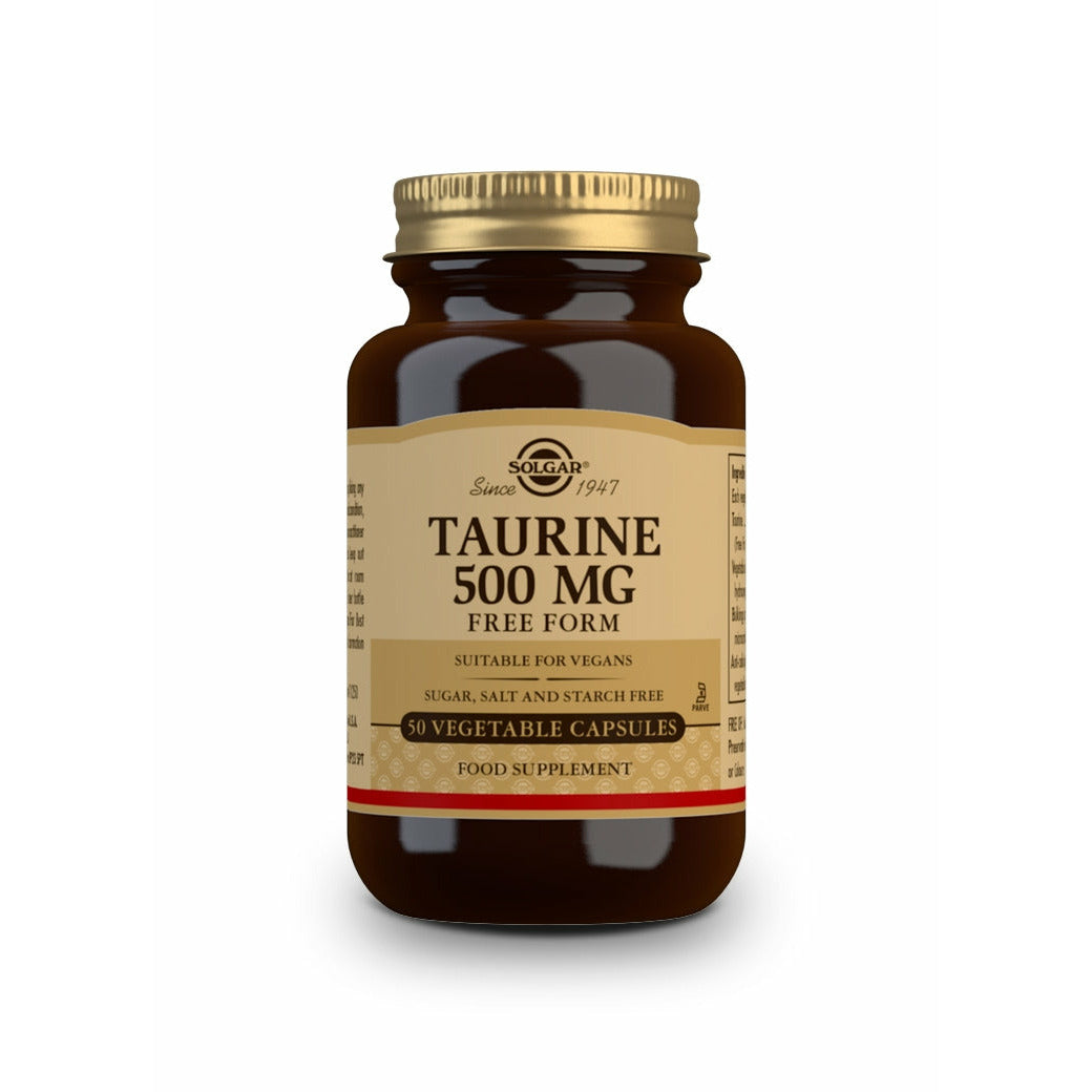Solgar-Taurina-500-Mg-50-Cápsulas-Vegetales-Biopharmacia,-Parafarmacia-online