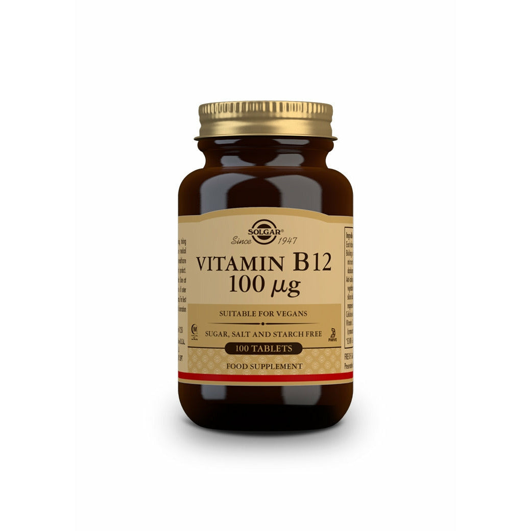 Solgar-Vitamina-B12-100-Mcg-100-Comprimidos-Biopharmacia,-Parafarmacia-online