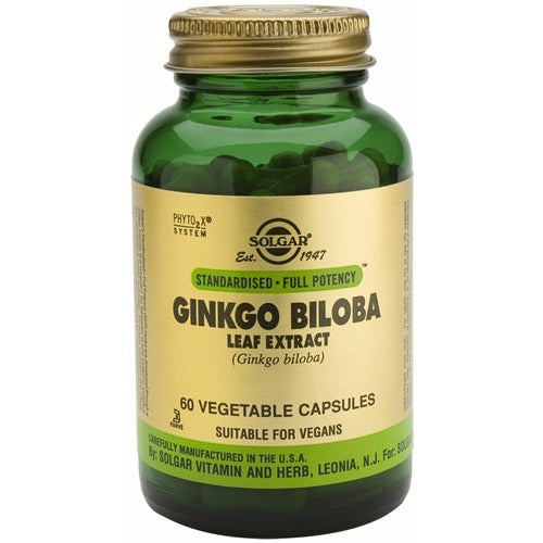 Solgar-Ginkgo-Biloba-60-Cáspsulas-Vegetales-Biopharmacia,-Parafarmacia-online