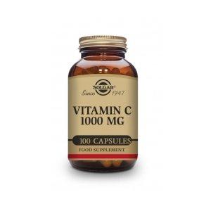 Solgar - Vitamina C 1000Mg - 100 Cáspsula Vegetales - Biopharmacia, Parafarmacia online